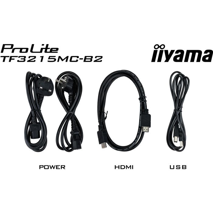 IIYAMA 80.0cm (31.5") TF3215MC-B2 16:9 M-Touch HDMI+DP+USB 10