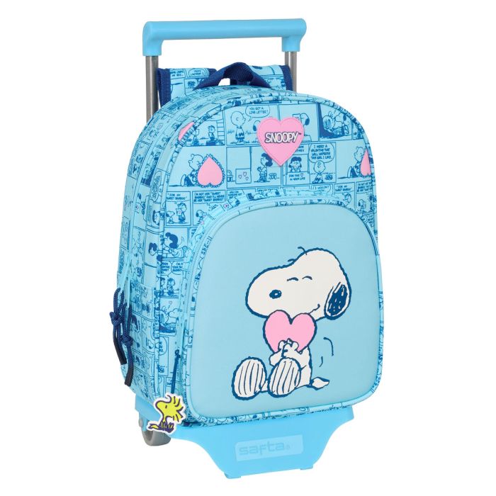 Cartable à roulettes Snoopy Love Bleu 26 x 11 x 67 cm 26 x 34 x 11 cm 0 Cartable à roulettes Snoopy Love Bleu 26 x 11 x 67 cm 26 x 34 x 11 cm 0