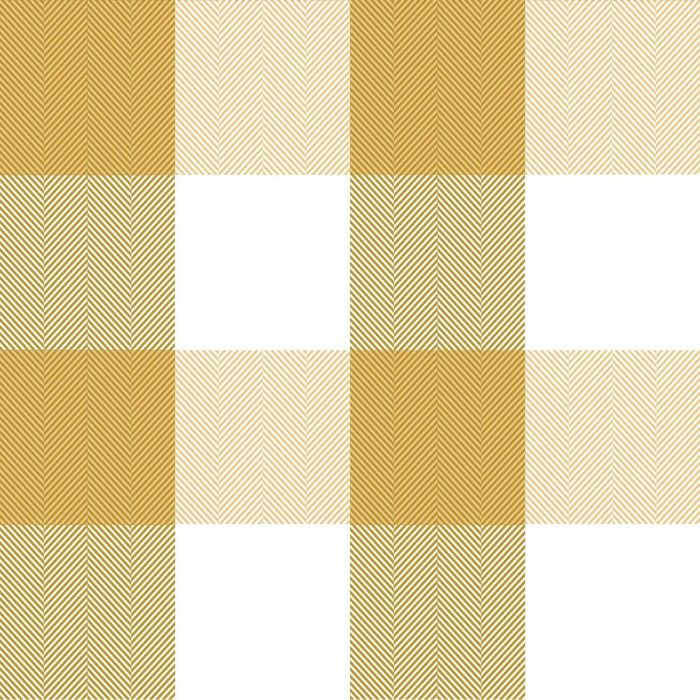 Nappe enduite antitache Belum Cuadros Moutarde 150 x 150 cm Carreaux