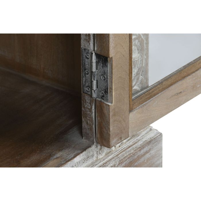 Présentoir Home ESPRIT Blanc Bois de manguier 120 X 44 X 210 cm 2 Présentoir Home ESPRIT Blanc Bois de manguier 120 X 44 X 210 cm 2