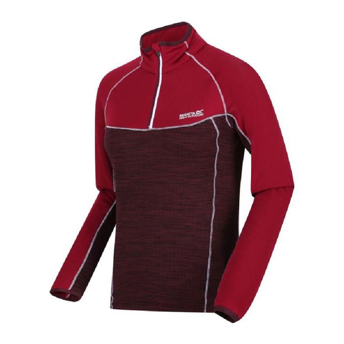 Doublure Polaire Regatta Hepley Lightweight Half-Zip Rouge foncé 5 Doublure Polaire Regatta Hepley Lightweight Half-Zip Rouge foncé 5