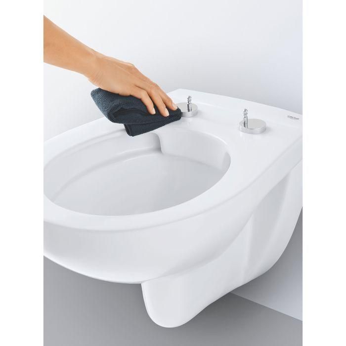 Cuvette WC suspendue - GROHE - Bau Ceramic - A suspendre - Céramique - Blanc alpin - Horizontale 2