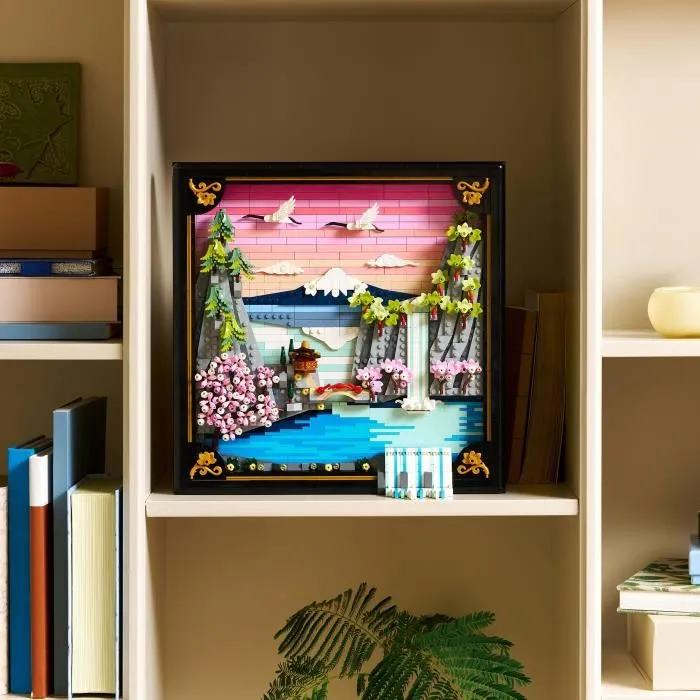 Lego Set de Construction pour Adultes 31218 Art - Maquette Décoration Murale Les Cerisiers en Fleurs - Paysage Japonais en 3D Lego Set de Construction pour Adultes 31218 Art - Maquette Décoration Murale Les Cerisiers en Fleurs - Paysage Japonais en 3D