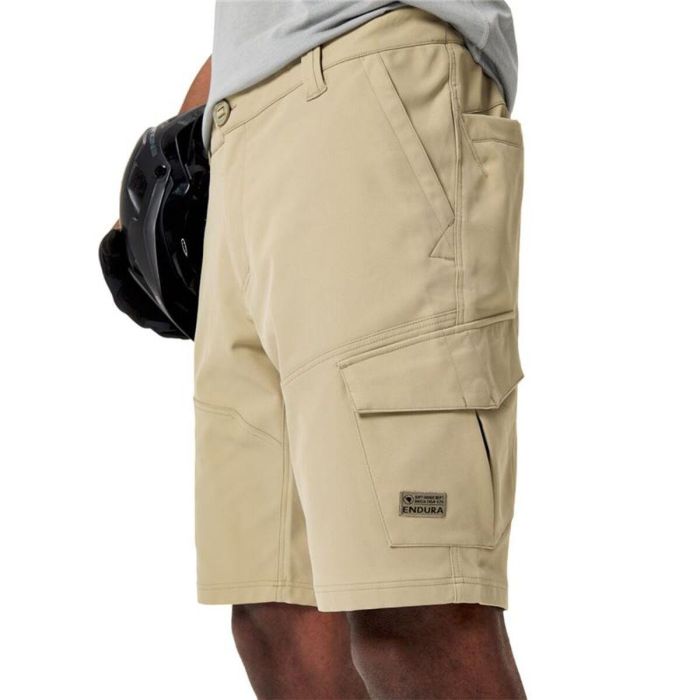 Short de Sport pour Homme Endura Loop Cargo Mu Blanc Naturel Cyclisme 5-6 Ans 2