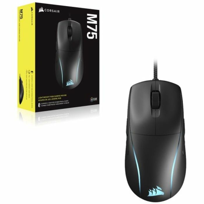 Corsair Souris Gaming M75 RGB Filaire Ambidextre Noire