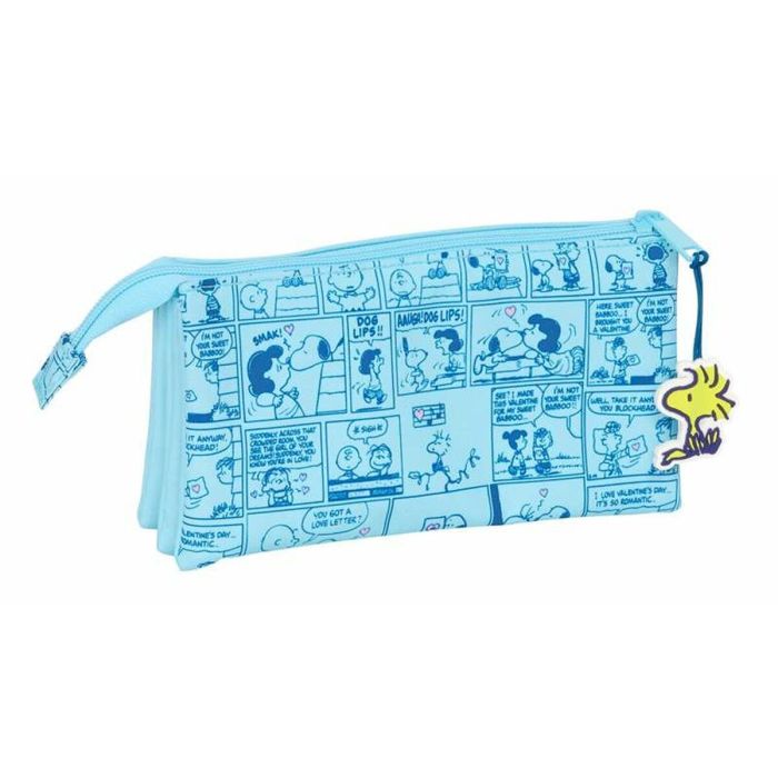 Fourre-tout Snoopy Love Bleu clair 22 x 12 x 3 cm 2 Fourre-tout Snoopy Love Bleu clair 22 x 12 x 3 cm 2