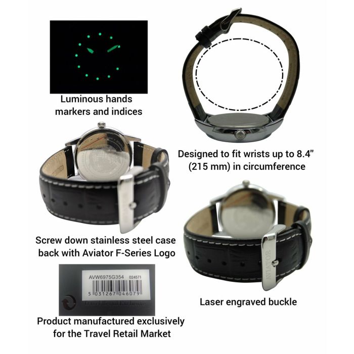 Montre Homme Aviator AVW6975G354 (Ø 45 mm) 2