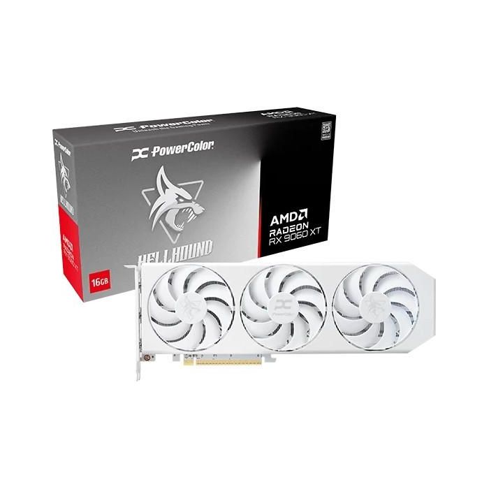 RX 9060 XT 16GB PowerColor Hellhound Spectal White OC GDDR6 3Fan 7 RX 9060 XT 16GB PowerColor Hellhound Spectal White OC GDDR6 3Fan 7