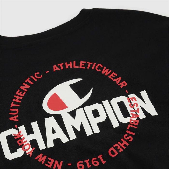 T-shirt à manches courtes homme Champion Champion SS Noir 1 T-shirt à manches courtes homme Champion Champion SS Noir 1