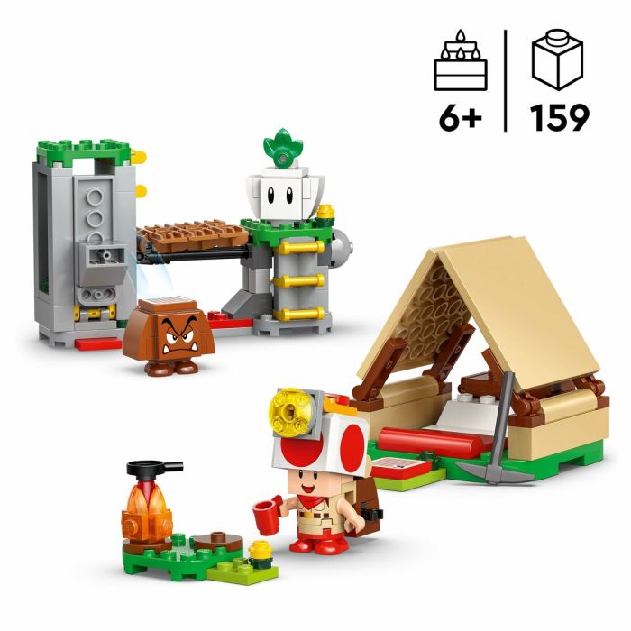 Set de construction Lego 72040 Super Mario Captain Toad's Camp 159 Pièces 6