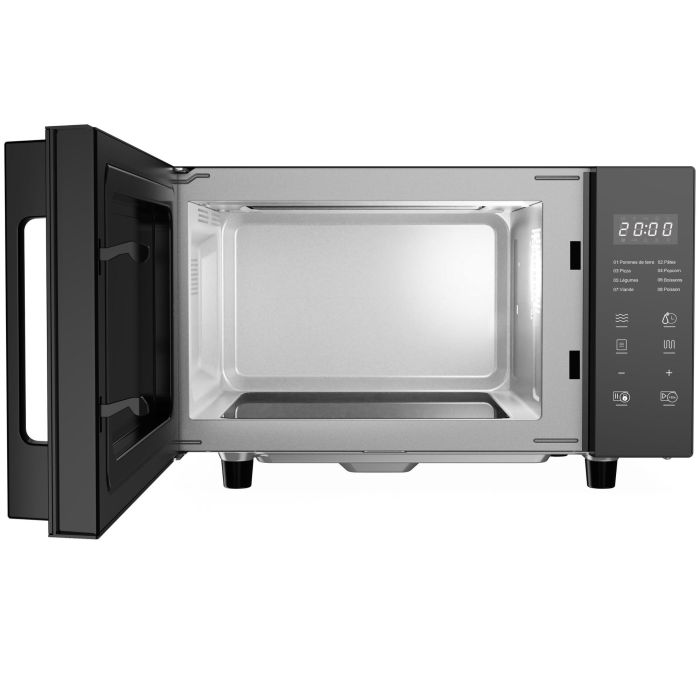 Micro-ondes sans plateau tournant - Flatbed - Grill - CONTINENTAL EDISON - CEMO23FB - 1280 W - L49,2xH29,7 xP34,8 cm - 23L - Noir 1