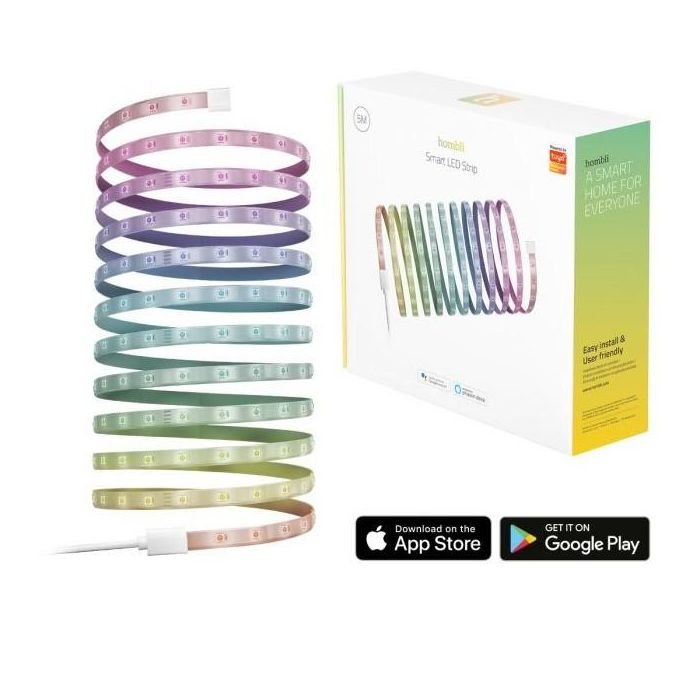 Hombli smarte LED Streifen, 24W, 5m, RGB 5 Hombli smarte LED Streifen, 24W, 5m, RGB 5