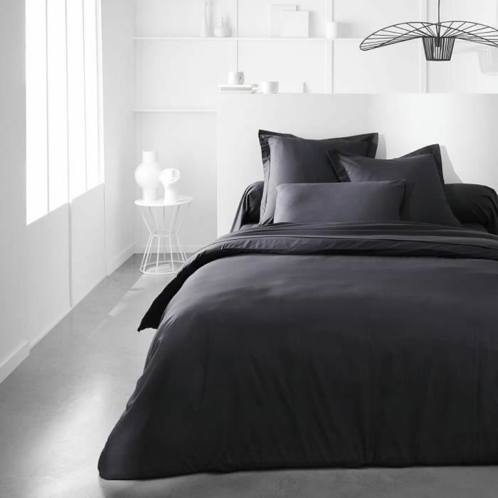 Housse de Couette TODAY Anthracite 240 x 260 cm 2 Housse de Couette TODAY Anthracite 240 x 260 cm 2