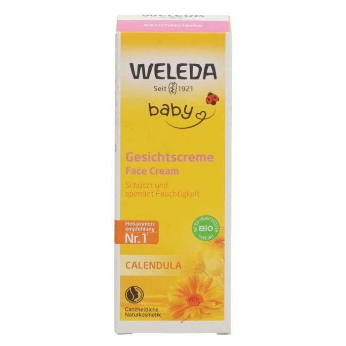 Crème Hydratante pour le Visage pour Bébés Weleda Baby Calendula 50 ml 3