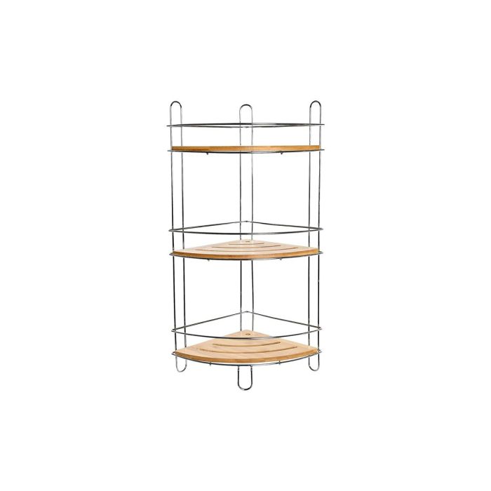 Etagère de salle de bains DKD Home Decor Bambou Aluminium Chrome métallique inoxydable Naturel 19,5 x 19,5 x 47 cm 2 Etagère de salle de bains DKD Home Decor Bambou Aluminium Chrome métallique inoxydable Naturel 19,5 x 19,5 x 47 cm 2