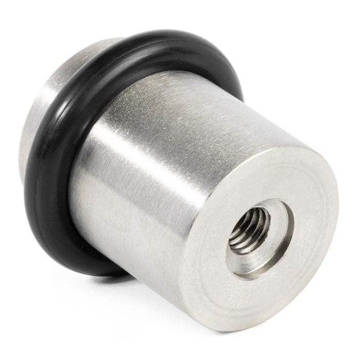 Tope Puerta 1069 Inoxidable. Diametro 22 Mm. Altura 30 Mm. Acero Inoxidable Herrajes Alk 2