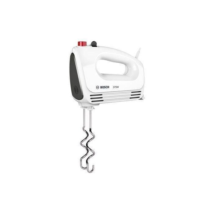 Bosch MFQ22100 CleverMixx Batteur à main - 375W - 4 vitesses + fonction pulse - Blanc et Argent