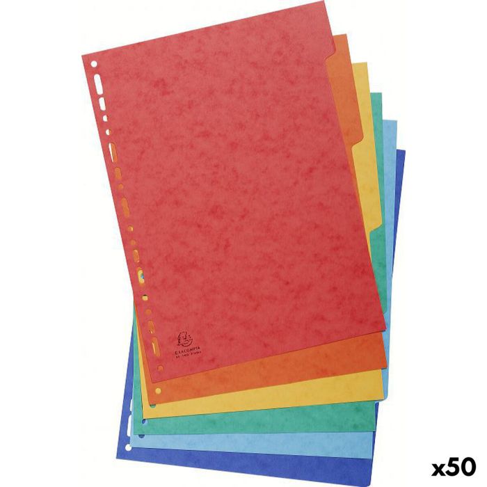 Séparateurs Exacompta NATURE FUTURE Multicouleur A4 (50 Unités)