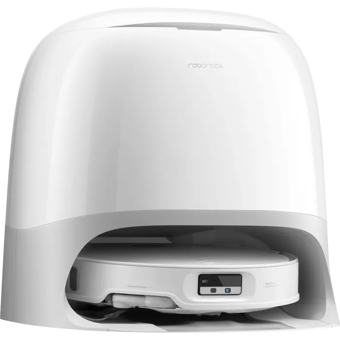 Roborock Qrevo CurvX Aspirateur Robot Laveur - Navigation RetractSense LiDAR, Aspiration 22000 Pa, Serpillieres et Sechage, Blanc Roborock Qrevo CurvX Aspirateur Robot Laveur - Navigation RetractSense LiDAR, Aspiration 22000 Pa, Serpillieres et Sechage, Blanc