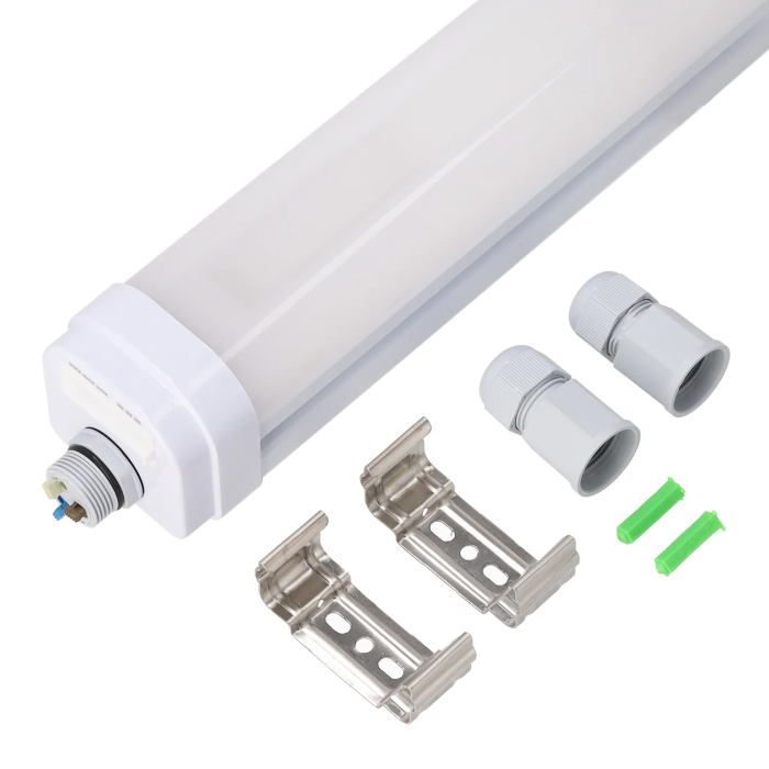 Philips Luminaire Étanche LED 150cm IP66, Puissance Réglable 35/42/50W, 160Lm/W, CCT 3000K/4000K/6000K 5