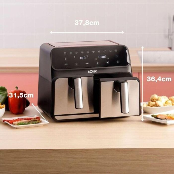 Friteuse à Air Solac FA1520 Noir 1700 W 8 L 2