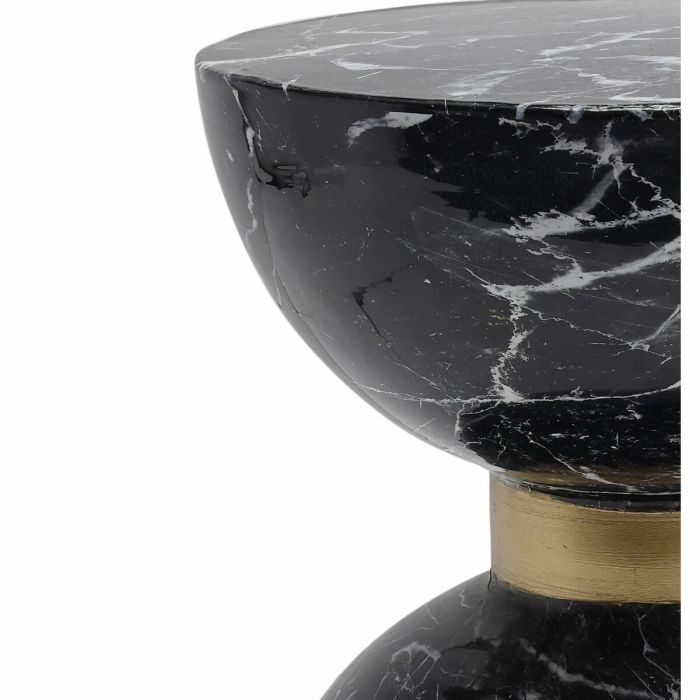Table d'appoint DKD Home Decor 33 x 33 x 35 cm Noir Fer 1