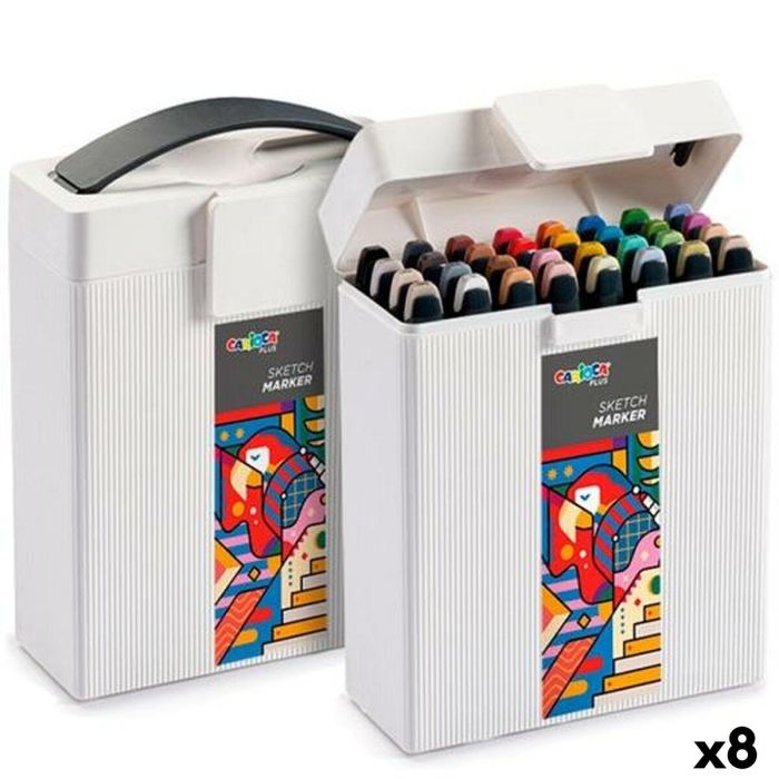 Ensemble de Marqueurs Carioca PLUS SKETCH MARKER Multicouleur 32 Pièces (8 Unités)