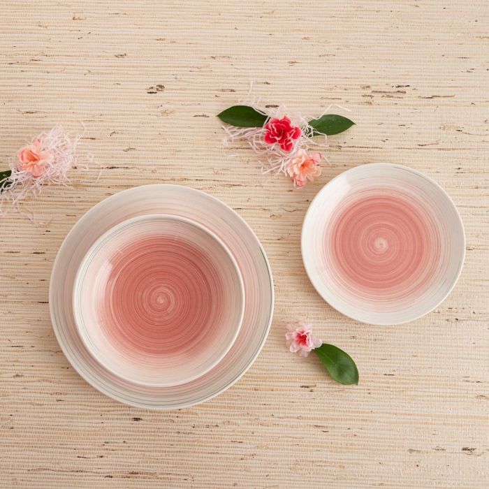 Plato Postre Cerámico Velvet Quid 19 cm (12 Unidades) 3