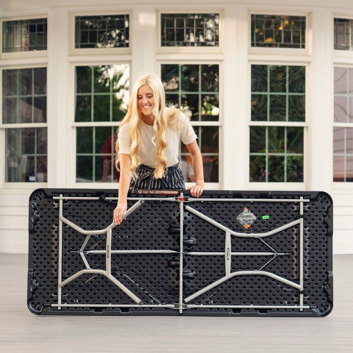 Table Piable Lifetime Noir 183 x 73 x 76 cm 1 Table Piable Lifetime Noir 183 x 73 x 76 cm 1