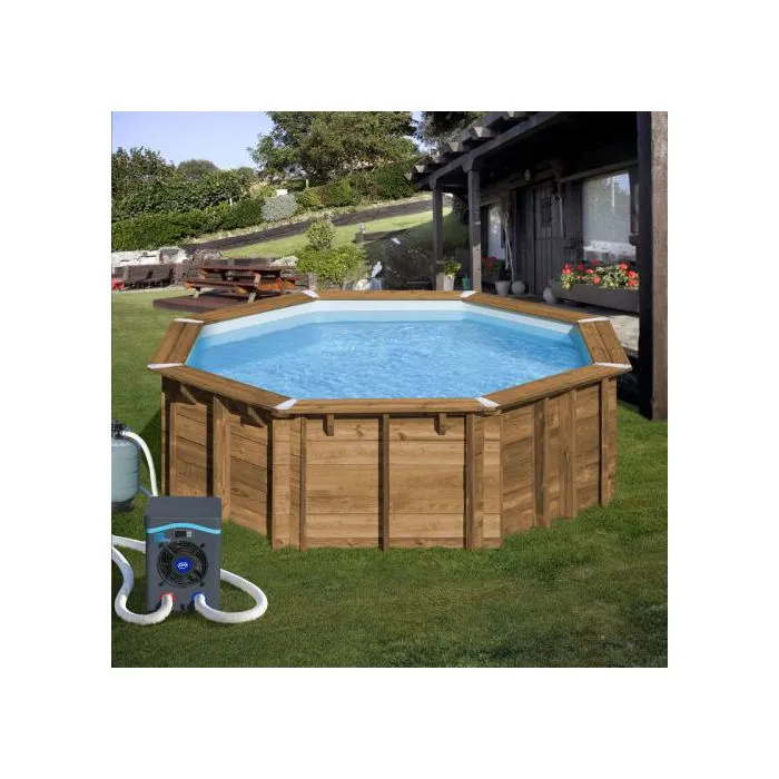 Gre Pompe à chaleur pour piscines petites jusqu'à 20 m³ - Puissance 2.5 kW - COP 5 - Faible consommation 0.5 kW - Débit min 2 m³/h 5