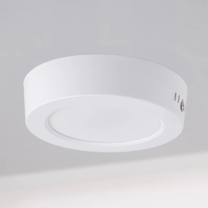 Plafonnier LED 6W 600lm 6000K Blanc Froid DOB IP20 Plafond de Surface [HO-PLC-6W-600LM-CW] 0