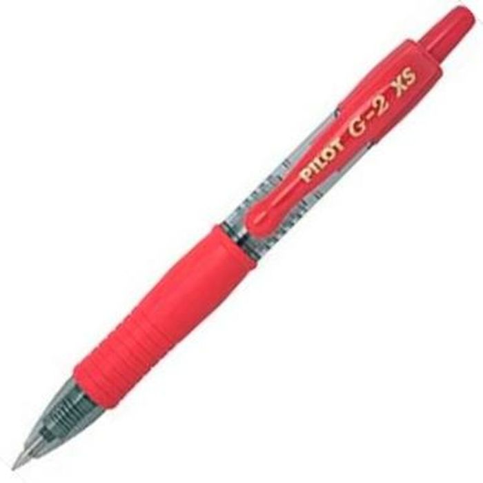 Crayon Roller Pilot G-2 XS Rétractile Rouge 0,4 mm (12 Unités) 1