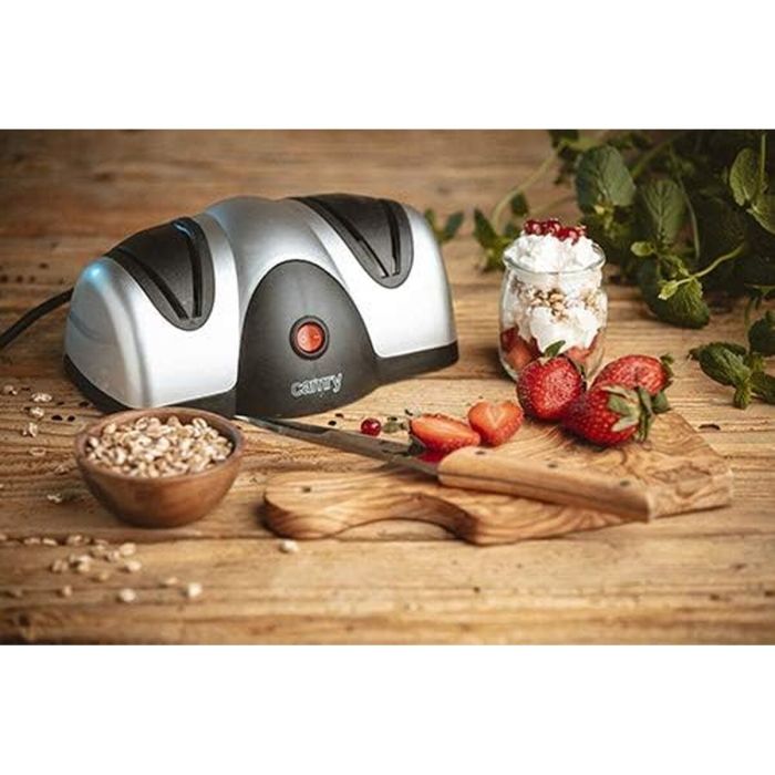 Aiguiseur de couteaux électrique Camry CR 4469 60 W Noir Multicouleur Argenté 6