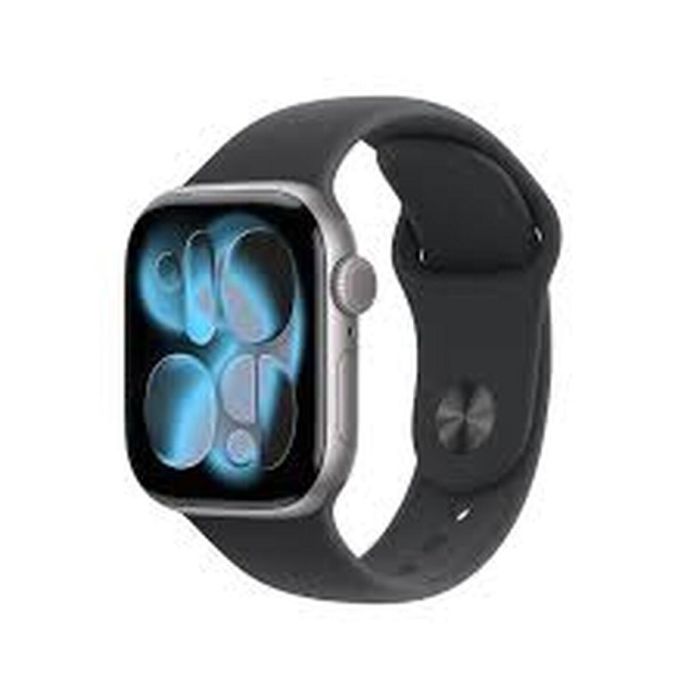 Apple Watch Series 11 GPS 42mm boîtier Aluminium Gris sidéral avec bracelet Sport Noir S/M MEQW4WF/A