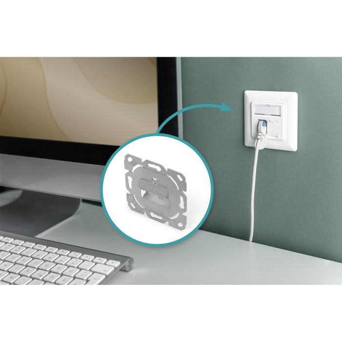 DIGITUS Leerdose ohne Zentralplatte.ohne Rahmen.designfähig 1 DIGITUS Leerdose ohne Zentralplatte.ohne Rahmen.designfähig 1