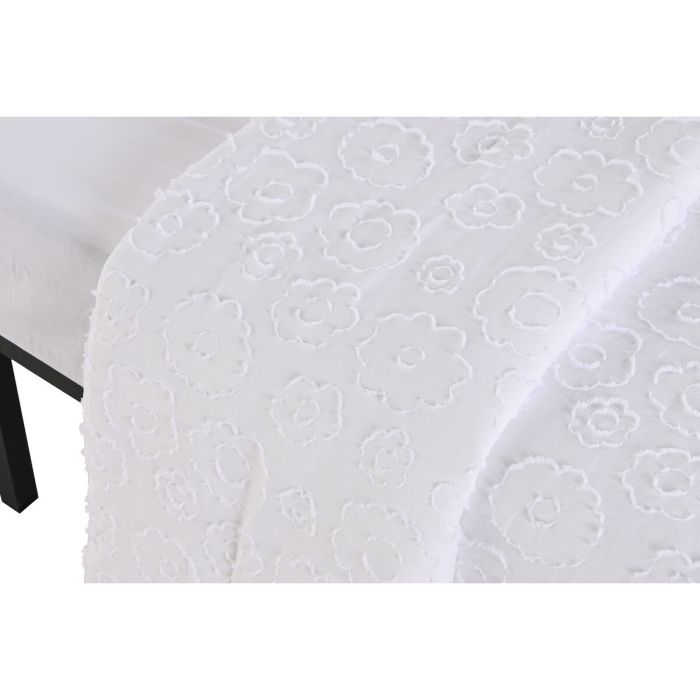 Couvre-lit Home ESPRIT Blanc 180 x 260 cm 3