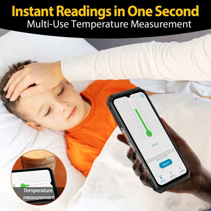 Smartphone Ulefone ARMOR 30 6,67" Mediatek Dimensity 700 12 GB RAM 512 GB Noir 9