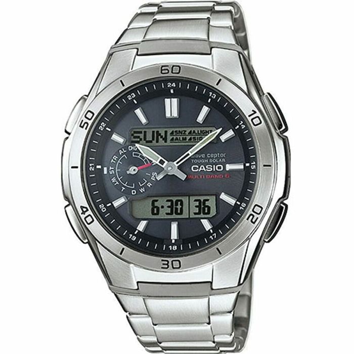 Montre Homme Casio WVA-M650D-1AER Noir Gris Argenté 0 Montre Homme Casio WVA-M650D-1AER Noir Gris Argenté 0