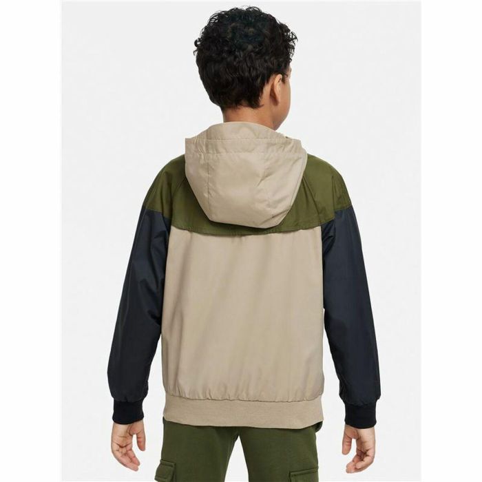 Veste de Sport pour Enfants Nike Sportswear Windrunner Vert 44-45 4
