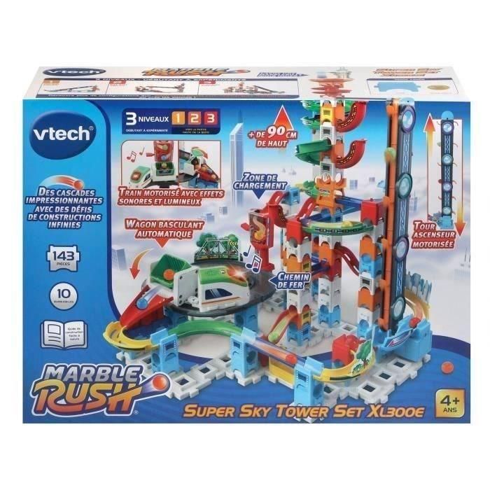 Circuit de billes VTECH MARBLE RUSH - SUPER SKY TOWER SET XL300E - 143 pieces - Pour enfants de 4 ans et plus 1 Circuit de billes VTECH MARBLE RUSH - SUPER SKY TOWER SET XL300E - 143 pieces - Pour enfants de 4 ans et plus 1