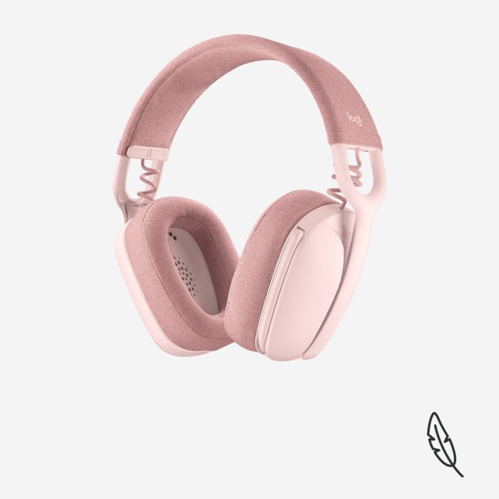 Casques avec Microphone Logitech Zone Vibe 100 Rose 1 Casques avec Microphone Logitech Zone Vibe 100 Rose 1