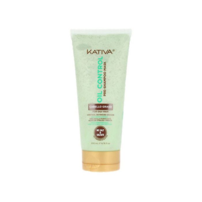 Kativa Masque Pré-Shampoing Oil Control 200 ml pour Cheveux Gras