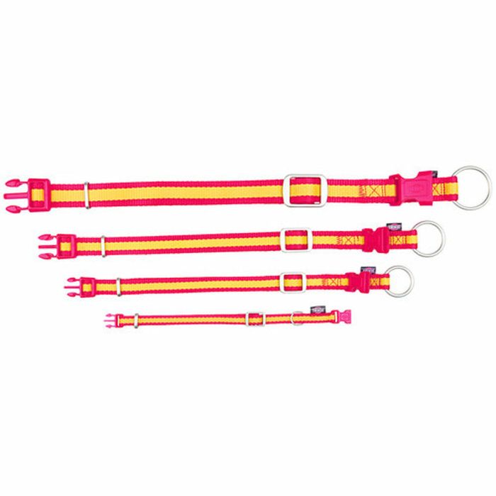 Collier pour Chien Trixie Premium Jaune Rouge L/XL 40-65 cm 1 Collier pour Chien Trixie Premium Jaune Rouge L/XL 40-65 cm 1