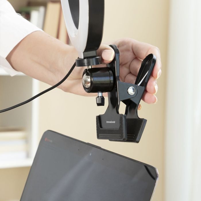 Anneau Lumineux Selfie avec Clip de Support Lumahoop InnovaGoods 13