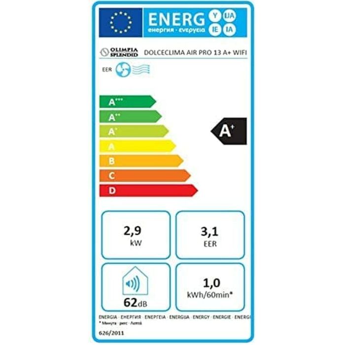 Climatiseur Portable Olimpia Splendid Blanc 7