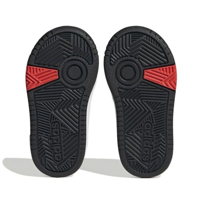 Chaussures de Sport pour Enfants Adidas Hoops 3.0 CF Blanc 5