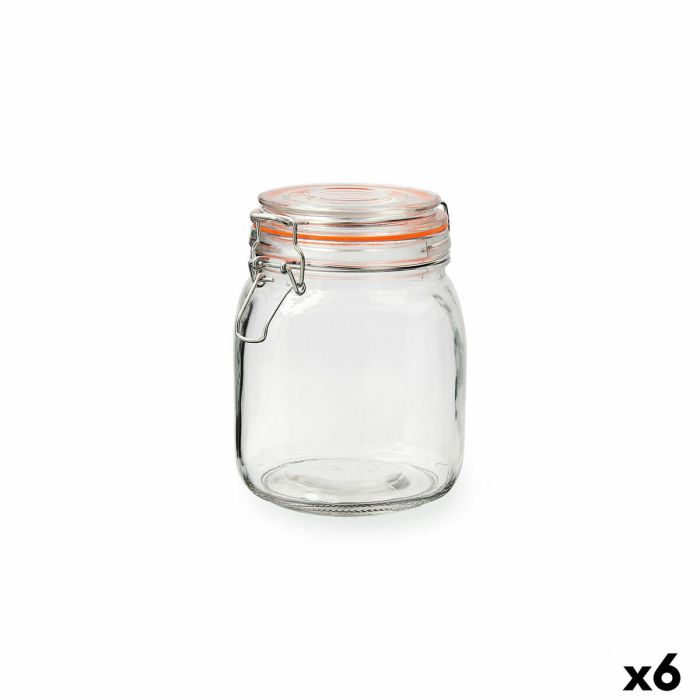 Pot en verre Quid New Canette Transparent verre (1L) (Pack 6x) 4