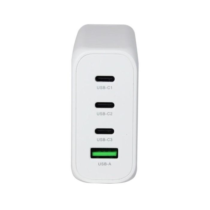 Z ALLNET Ersatznetzteil QC USB-C PD GaN Netzteil Power Supply130Watt 1x USB Typ-A QC 3x USB Typ-C**EU PLUG** 2