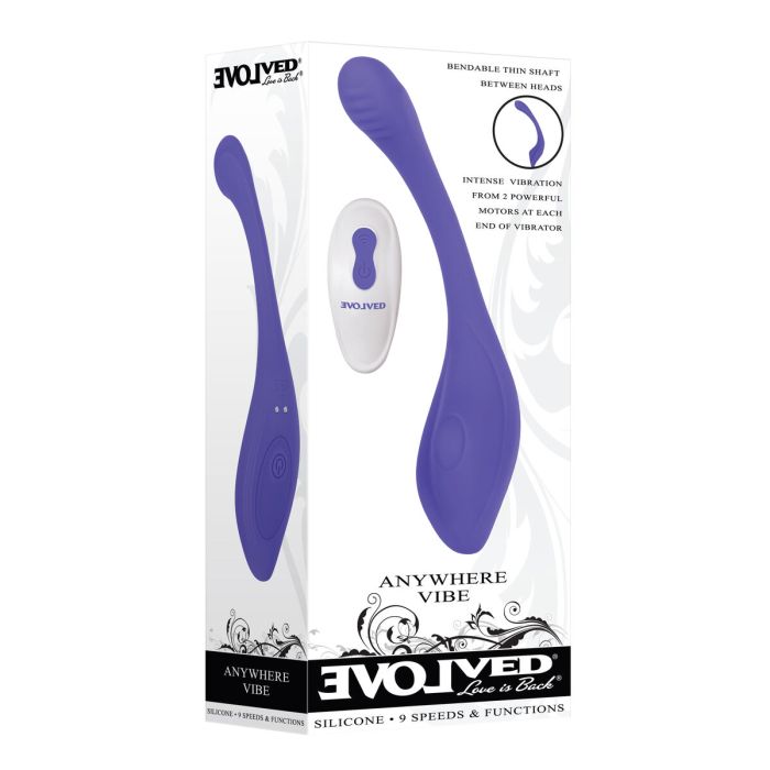 Vibration de Stimulation Double Evolved Violet 4