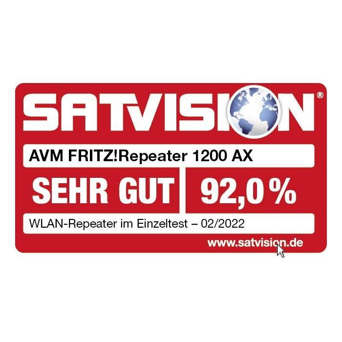 AVM FRITZ!Repeater 1200 AX Repeater - WLAN - Wifi-6 6